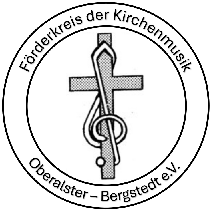 Logo "Förderkreis der Kirchenmusik Oberalster-Bergstedt e.V."